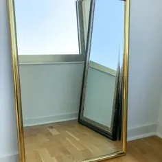 آینه حمام قاب دار چوبی دیواری / آینه غرور / دکوراسیون شیک شیبی کشور فرانسوی / آینه بزرگ کودک / آینه شستشوی آبی