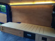 جعبه تخت کمپر ویتو، وسایل داخلی DIY