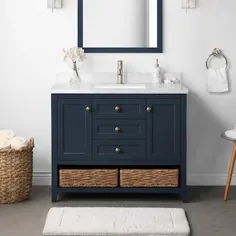سینک ظرفشویی مجلل حمام با تاپ در Lowes.com
