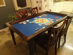میز بازی روی صفحه با بالابر متحرک