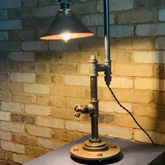 چراغ رومیزی صنعتی چراغ لامپ ادیسون لامپ روشنایی صنعتی |  اتسی
