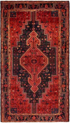 قرمز 5 '4 9 9' 7 Tuiserkan فرش ایرانی