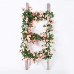 5 بسته 41 FT جعلی گل رز تاک گل گیاهان گل مصنوعی |  اتسی