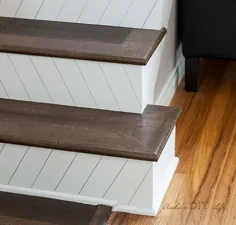 DIY Staircase Makeover: راه تنبل برای انجام آن!