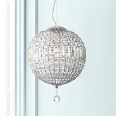 آویز کره ای Possini Euro Casey 13 "Wide Crystal Sphere - # 7G242 | Lamps Plus