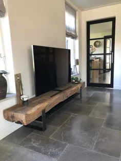 Eeken houten TV meubel