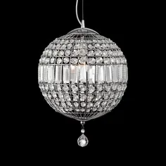 آویز کره ای Possini Euro Casey 13 "Wide Crystal Sphere - # 7G242 | Lamps Plus