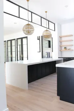 آشپزخانه مدرن جدید ما: آشکار کردن بزرگ!  - خانه پوشش نقره ای