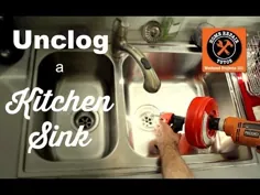 نحوه پاک کردن تخلیه سینک ظرفشویی آشپزخانه - توسط مربی تعمیرات خانگی