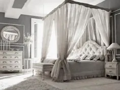 25 تخت خواب سایبان جذاب برای دکوراسیون اتاق خواب رمانتیک و مدرن