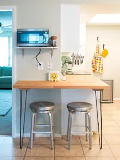 بازسازی آشپزخانه کوچک گالری DIY - Sarah Hearts