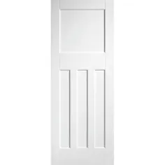 درب داخلی پنل LPD White Primed DX 1930s Edwardian Style 4 | Superstore درب® | Superstore درب