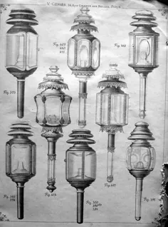 Catalog de Lanternes Géniès en 1907 - attelage-patrimoine
