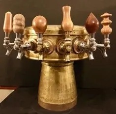 آرت دکو Brass Bar 6 Tap Mushroom Tower Beer dispenser ~ Beverage ~ Draft ~ Pub |  # 1910674136