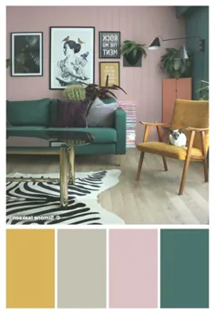 طرح های رنگ آمیزی اتاق استراحت به رنگ سبز