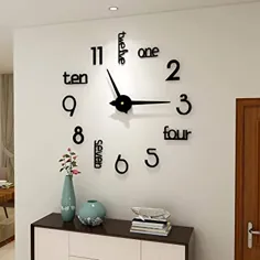 ساعت دیواری آونگ مدرن ALLOCK تزئینی برای اتاق نشیمن ، اتاق خواب ، دفتر (22.4 اینچ)