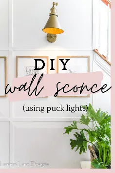 DIY Wall Sconce (نحوه نصب دیوارکوب های بدون برق)