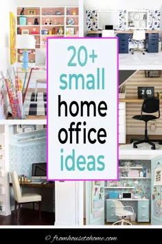 ایده های طراحی داخلی دفتر کار خانگی کوچک