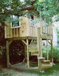 KidSafePlayhouses: یک خانه درختی (بدون درخت)