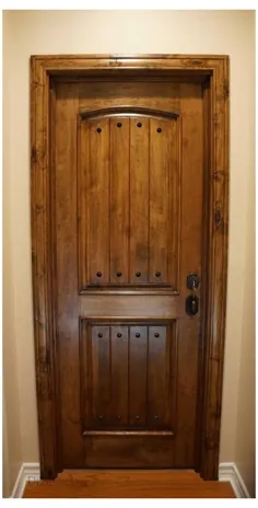 درب های چوبی داخلی ساده است