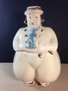 Shawnee Dutch Boy Cookie Jar USA Ceramic Old Vintage Antique Collection