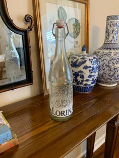 بطری شیشه ای عتیقه فرانسوی Geyer Freres با درپوش لورینا |  اتسی