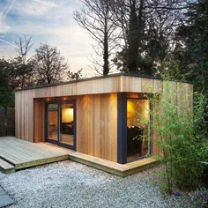 ایده های اتاق چوبی باغ