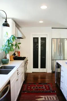 تخته سیاه آشپزخانه - انتقالی - آشپزخانه - داخلی کهربا