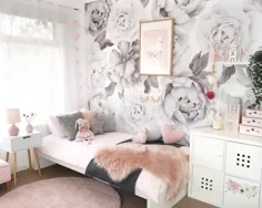 کاغذ دیواری و تزیینات گلدار مخصوص اتاق کودک یا اتاق خواب دختران را از کجا بخریم