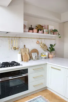 7 نکته برای یک ظاهر طراحی قفسه های آشپزخانه باز - شایسته Swoon