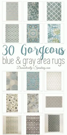 فرشهایی با مساحت بزرگ آبی و خاکستری که دوست خواهید داشت!