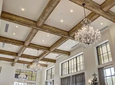 ایده های سقف پرتو چوبی زیبا برای ظاهری مدرن