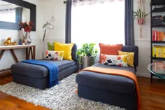 آپارتمان کوچک Afro Minimalist یک واحه آرام و عملی است