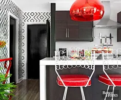 ایده های طراحی آشپزخانه قرمز
