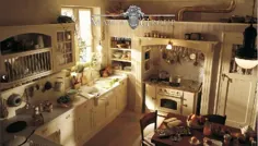 دنیای قدیم طراحی آشپزخانه ایتالیایی - مستقیم از... هالیوود
