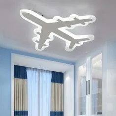 شکل هواپیما چراغ سقفی LED اتاق نازک پسرانه 21.25 اینچی