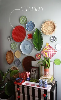 Dinnerware Gone Rogue: How To Hang A Plate Wall - خاله هلو