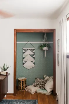 لایه بردار DIY - & - جلد کاغذ دیواری استیک را بچسبانید