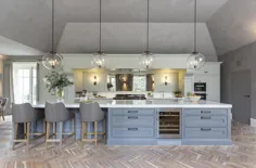 آشپزخانه های سبک همپتون در ایرلند با طراحی نیوکاسل