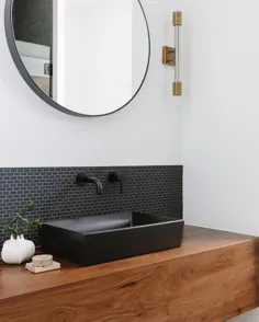 ایده های شگفت انگیز Backsplash حمام برای زیبایی حمام شما