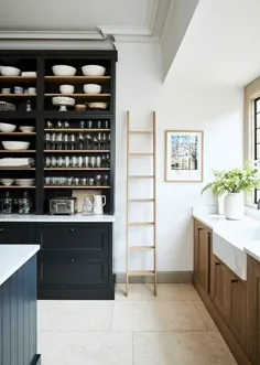 طراحی های آشپزخانه به طور سنتی ساخته شده از چوب بی انتها