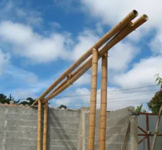 خرپا های بام سنگین بامبو |  استودیو بامبوسا