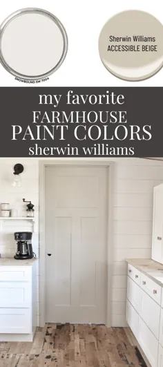 Farmhouse Decor Paint Colors Colors داخلی شروین ویلیامز