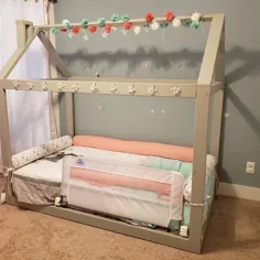 چاپ پر کودک Baby Nest آشیانه تخت خواب کودک تودرتو آشیانه |  اتسی