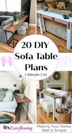 20 طرح میز مبل DIY رایگان
