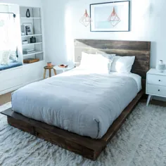 10 طراحی بسیار جالب تختخواب سکوی DIY