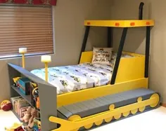 طرحهای تختخواب تراکتور Twin Size (فقط طرحها) ، برای کودک خود یک اتاق خواب مزارع درست کنید ، مناسب برای علاقه مندان به کارهای چوبی DIY