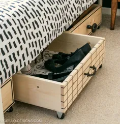 جعبه های ذخیره سازی زیر تخت (و راهنمای دستگیره ها)