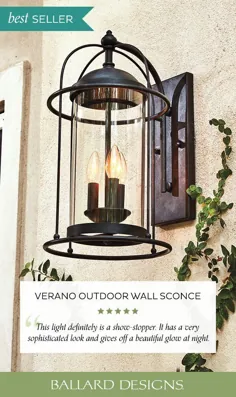 Verano Outdoor Wall Sconce |  طرح های بالارد