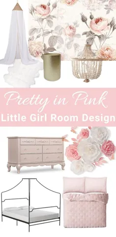 تزئین با رنگ صورتی: طراحی اتاق دختر کوچک